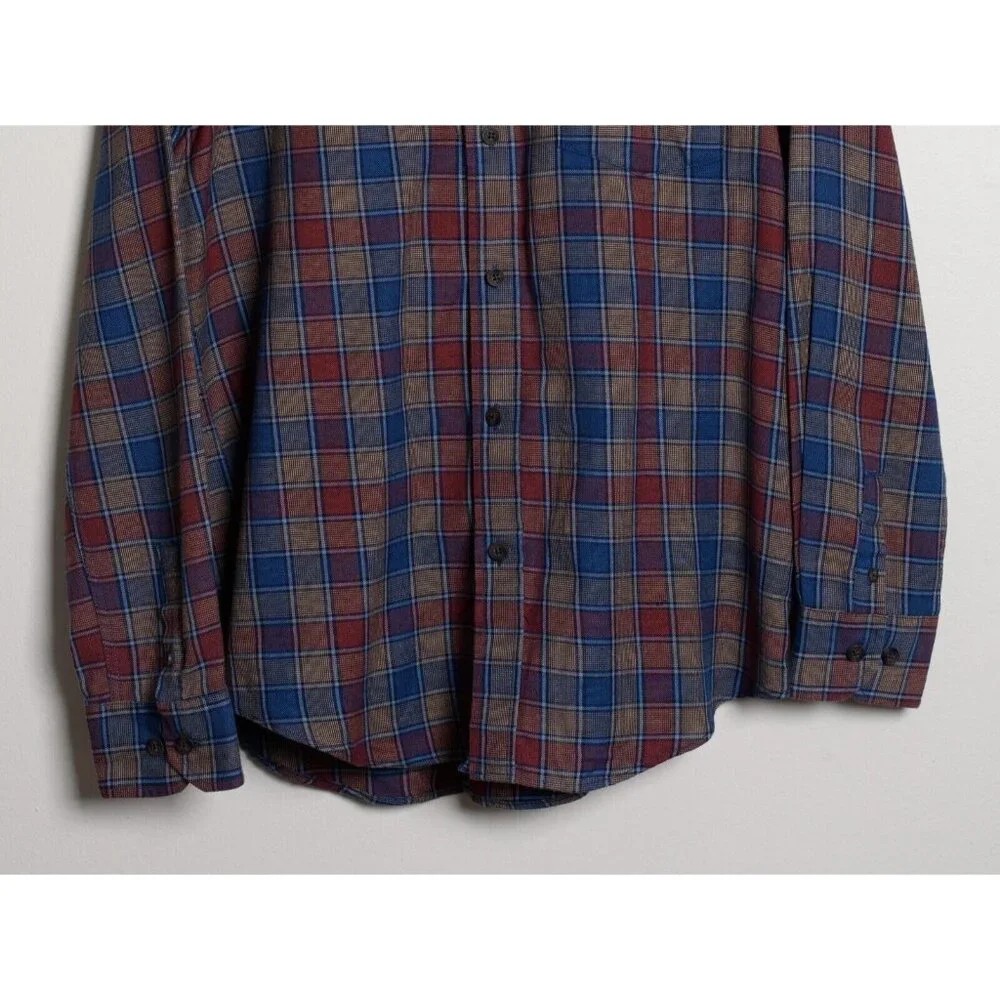 Ben Sherman The Original Mens Small Plaid Button Down Shirt 100% Cotton - Picture 3 of 7